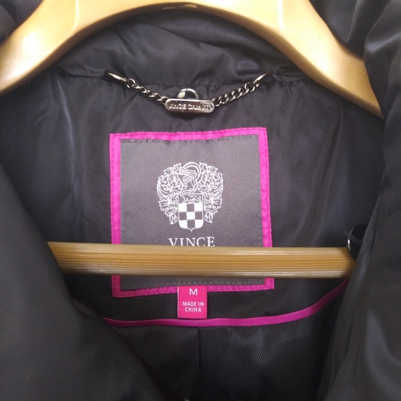 Vince Camuto Down Parka Coat Size M - Picture 8 of 8